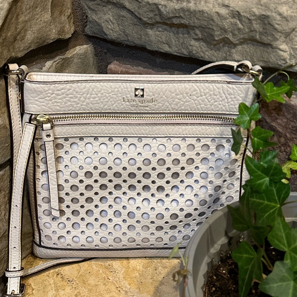 Kate Spade White Crossbody Bag